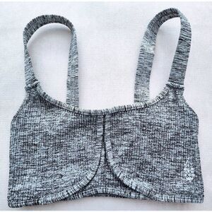 FREE PEOPLE ARRONDI BRA GRAY COMBO M/L NWOT